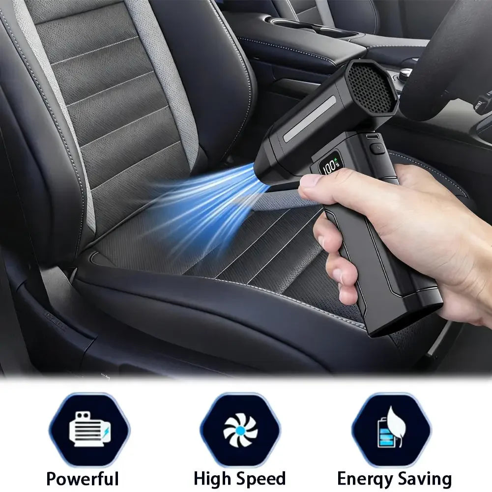 X8 Brushless Turbo Portable Jet Fan Blower 150000RPM, Electric Air Blower, Vacuum Dust Cleaner